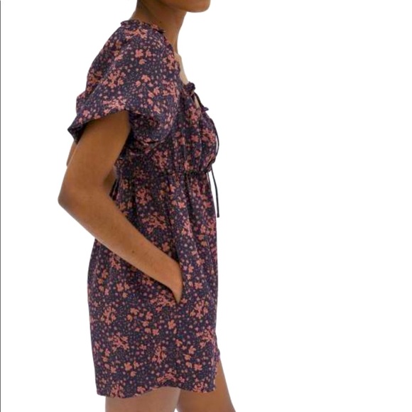 Urban Outfitters | UO Dress Forum Ruffle Short Sleeve Romper | Size: S - Picture 3 of 6